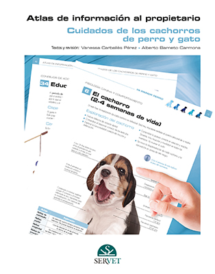 Atlas de Información al Propietario. Cuidados de los cachorros de perro y gato cover