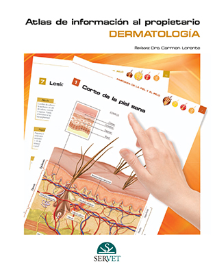 Atlas de información al propietario. Dermatología cover